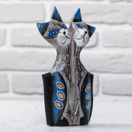 Souvenir tree "Cute cats" 2.5x9x15 cm-1