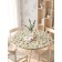 Clote “Clover” tablecloth, round, oxford, elastic band, size 140x140 cm, diameter 105-120 cm
