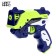 Space Blaster gun, light, sound, works from batteries, mix color