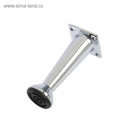 The support is furniture, adjustable, cone -shaped, h = 100 mm, chromium color, 4 pcs TMP-1