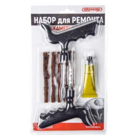Set for repairing free tires, 8 items, large reinforced, SkyWay, S07502001-1