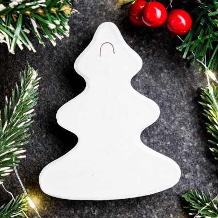 A toy with a suspension "Christmas tree" pearl with gold, 12x8cm-1