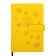 The diary is notathered, A5, 140L, CENT, OF KOZHZAM, FLOWERS, FLOWERS, Yellow