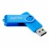 Flash drive Smartbuy Twist, 32 GB, USB 2.0, th Up 25 MB/s, PBU up to 15 Mb/s, blue