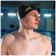 Hat of swimming adult Onlytop, silicone, girth 54-60 cm, black color