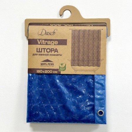 The bathroom curtains Dasch, Peva, Vitrage, 180x200 cm-1