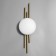 Bra "Nova" LED 3000K-6000K gold 52x16.5x16.5cm