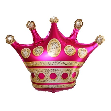 Foil ball 24 "Crown", pink color