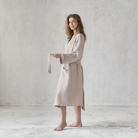 Shifu robe, size m, beige color-2