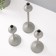 Summary of Metal for 1 candle d = 2 cm "Styan" set 3 pcs 10.5x10.5x35 30 25 cm