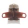 Outdoor angle (external) with a fastener for a skirting board of 55mm "decoration", 253 pacifier gray