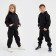 Children's costume with the basis (sweatshirt, pants) KAFTAN "Basic Line" R.38 (146-152), black