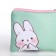 Children's textile wallet "Bunny", 11x9x0.5 cm, mint color