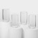 Set of glass glasses ICONIC, 540 ml, 4 pcs