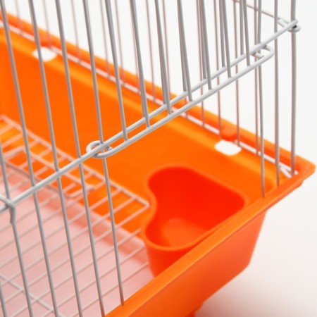 Rodent cell with filling RT-3, 30 x 23 x 39 cm, orange-8