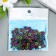 Beads for creativity plastic "Neon smiley on black" set of 20 g 1x1 cm