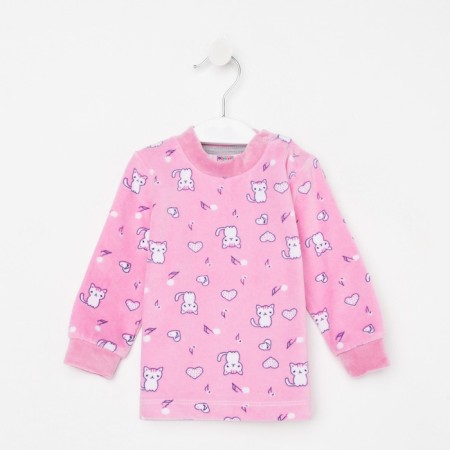 Nursery blouse, dark pink color, height 62 cm