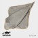 Raccoon Gold Grey cleaning napkin, 32 × 32 cm, gray color