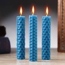 A set of candles from wax 