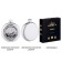 Alcohol flask "happiness is not far off", stainless steel, gift, 150 ml