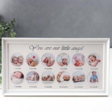 Photo frame plastic in 12 photos 5x5 cm 