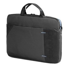 Business bag, lightning department, external pocket, black color