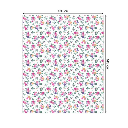 The tablecloth “Romantic mood”, rectangular, Saten, size 120x145 cm-1