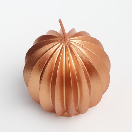Figure candle "Faced ball", 6.5x6.5 cm, bronze, in the box-5