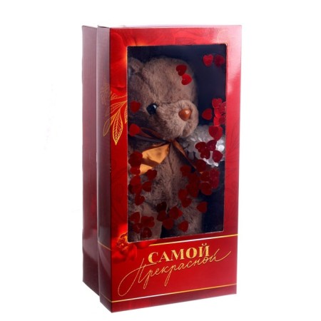 Soft toy "The most beautiful", brown bear-8