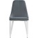 CHART STALL CARA Kora Metal/Velur, White/Gray 47x57x89 cm