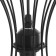 Lamp Bayerlux "Anetta" 3he27 40W black 16x50x23-123cm