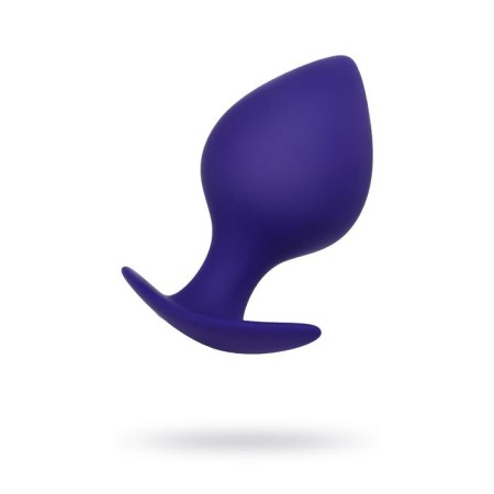 Anal plug Glob, silicone, purple color, 10 cm, d = 4.5 cm