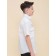 Surchachka upper for boys, height 134 cm, white color