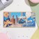 Money envelope "On Birthday!" Blue background, city, 17x8 cm