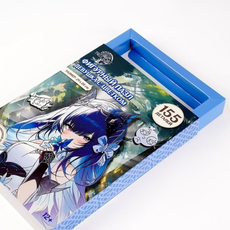 Puzzles wooden figured "Anime Girl", 155 elements-8