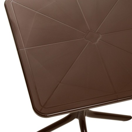 Square "SIEST" brown, 70 x 70 cm, height 48/73 cm-3