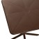 Square "SIEST" brown, 70 x 70 cm, height 48/73 cm