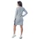 Dress with stripes, size 50, color gray-melange