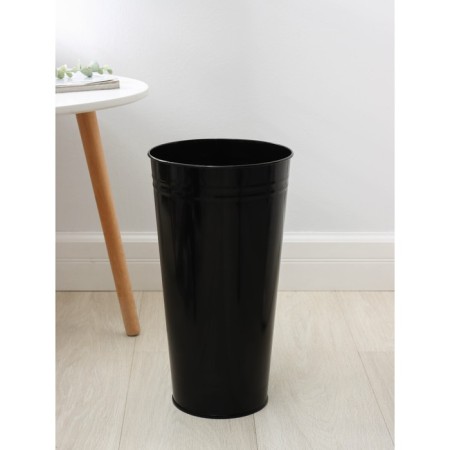 Vazon without pens, 9 l, height 39 cm, black color
