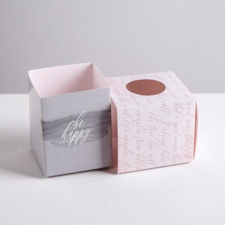 Bonbonniere box, gift packaging, “For You”, 6 x 7 x 6 cm-3