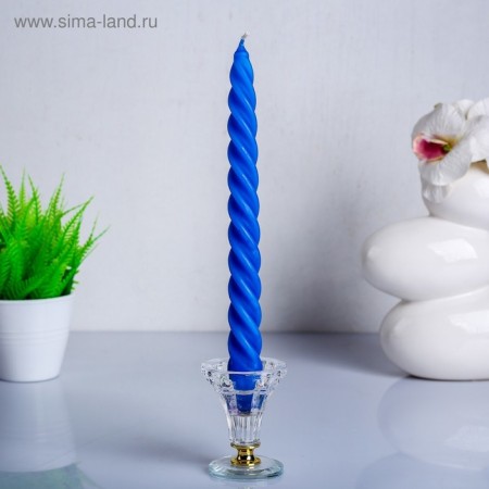 Candles twisted, 2.3x 24.5 cm, 5 hours, 50 g, multi -colored-3