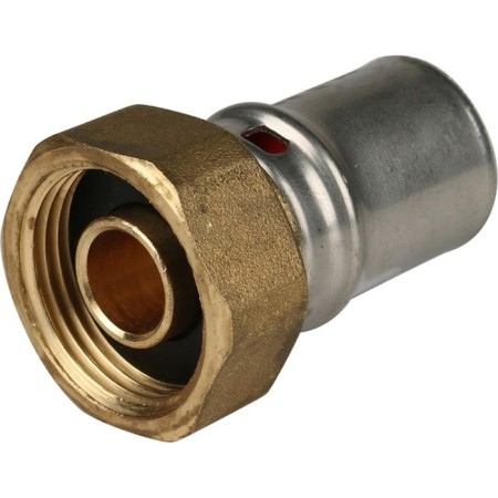 Stout SFP-0016-003420, 3/4 "x 20 mm, with a united nut, brass-1