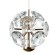 Bra "Jasil" LED 5W gold 19.5x12.5x43-130 cm