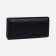 Women's wallet on magnets, black color