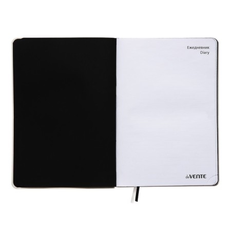 Leduced Diary A5, 160 sheets, Devente.tropicana, Soft Cover made of artificial leather, black cut, stamping foil, block 70 g/m2-3