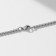 Men's pendant, "Viking" star David, color black silver, 69 cm