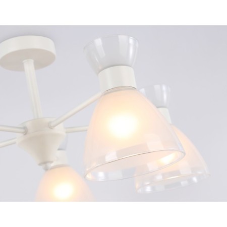 Suspended Ambrella Traditional Modern Homy Tr3179, E27, white color-4