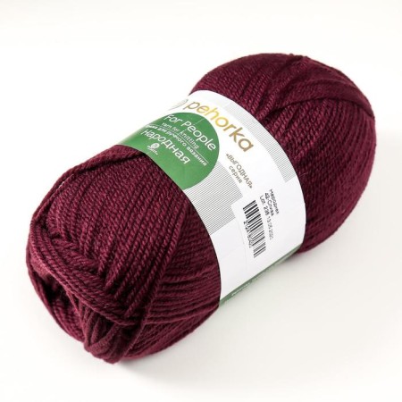Yarn "Narodnaya" 30% wool, 70% Acrylic volume 220m/100g (42-sred)-3