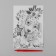 Engraving "puppy beagle" A5, with a metallic effect "holography"