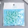 Decor for creativity Plastic "Ring for the chain" Pastel SV-blue set 25 pcs 2.3x1.65 cm